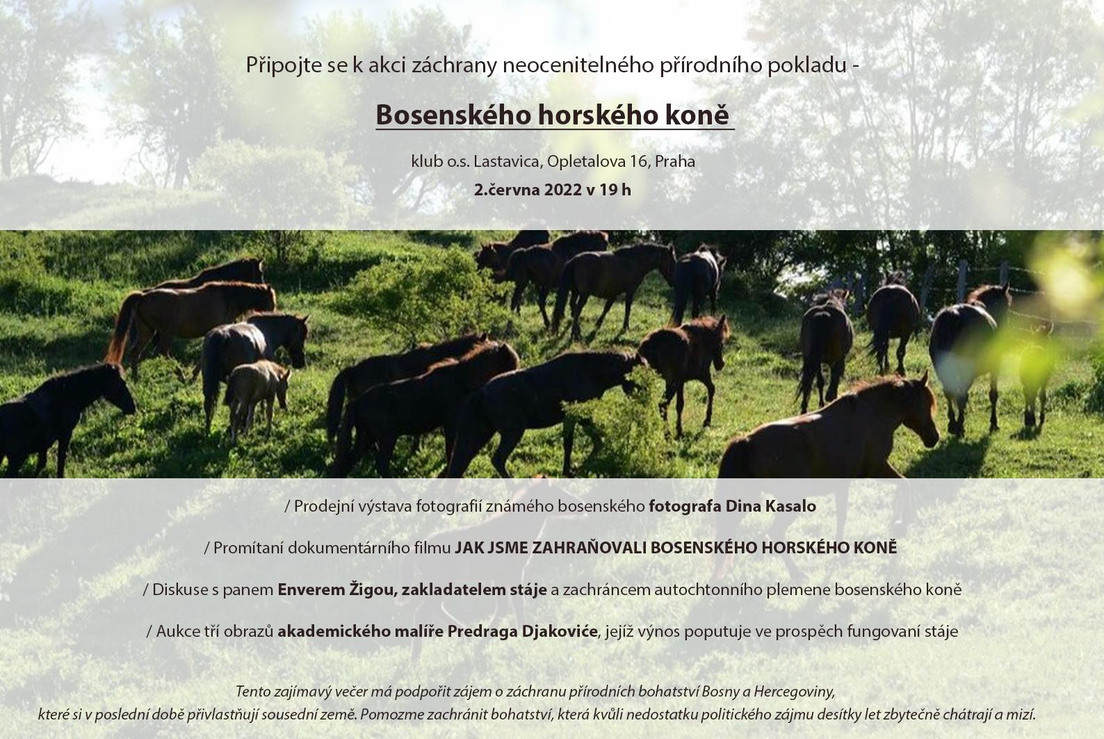 Zaštita bosanskog brdskog konja 2.6.2022.